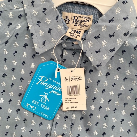 Original Penguin • button-up shirt & shorts set - Picture 3 of 3